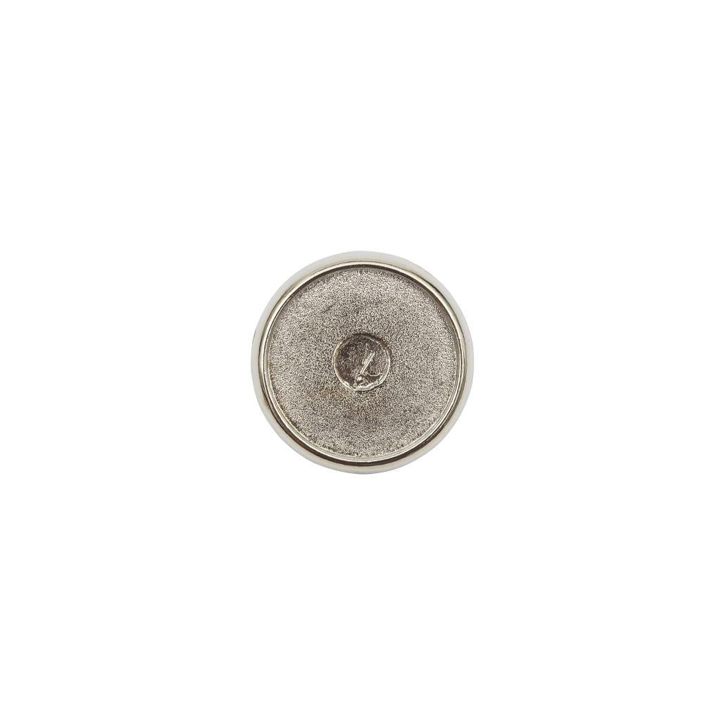 Silver Metal Pin Badge 17mm Round - Pack of 100