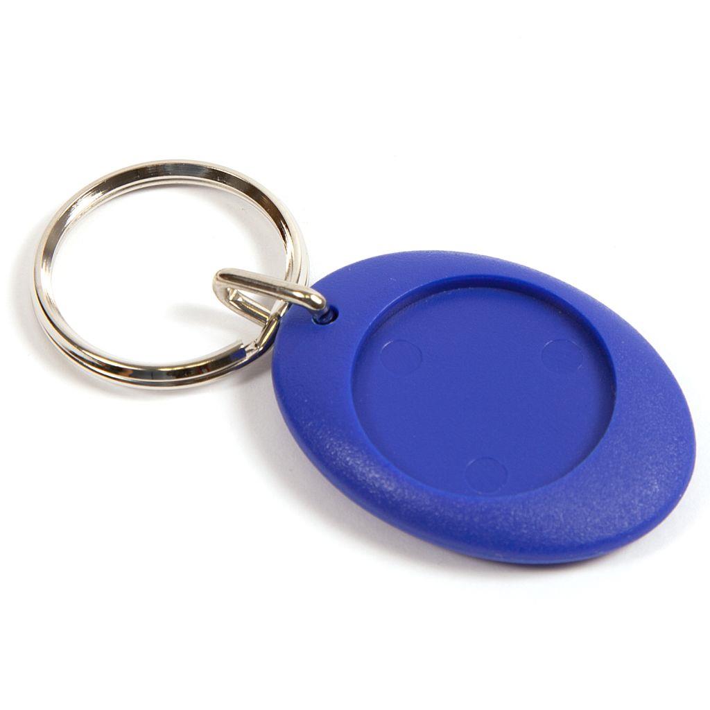 Blue Photo Key Fob 25mm Round - Pack of 100