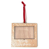 Christmas Hanger Ornament L4 Wood 70 x 45mm Insert - Pack of 12