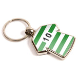 Shirt Shaped Silver Metal Key Fob  - Pack of 100