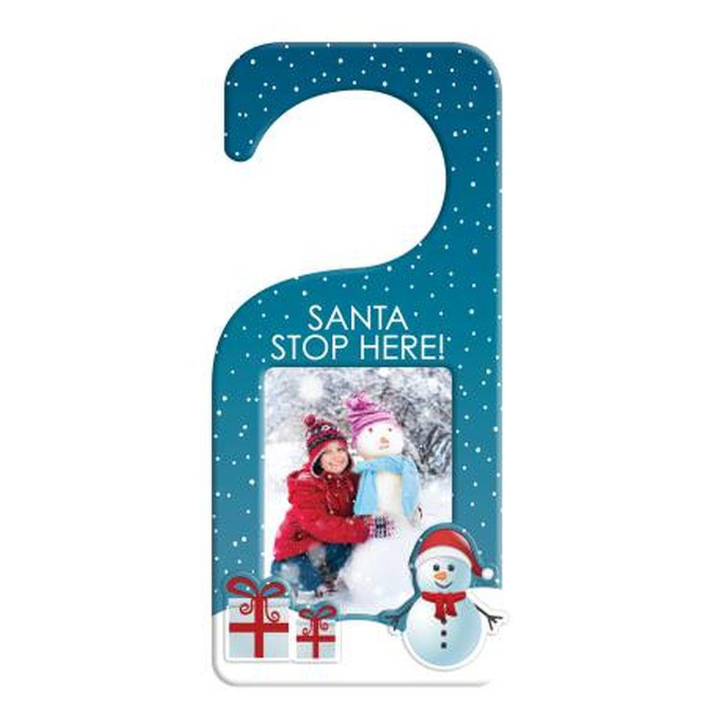 Snowman Door Hanger 90 x 60mm - Pack of 12