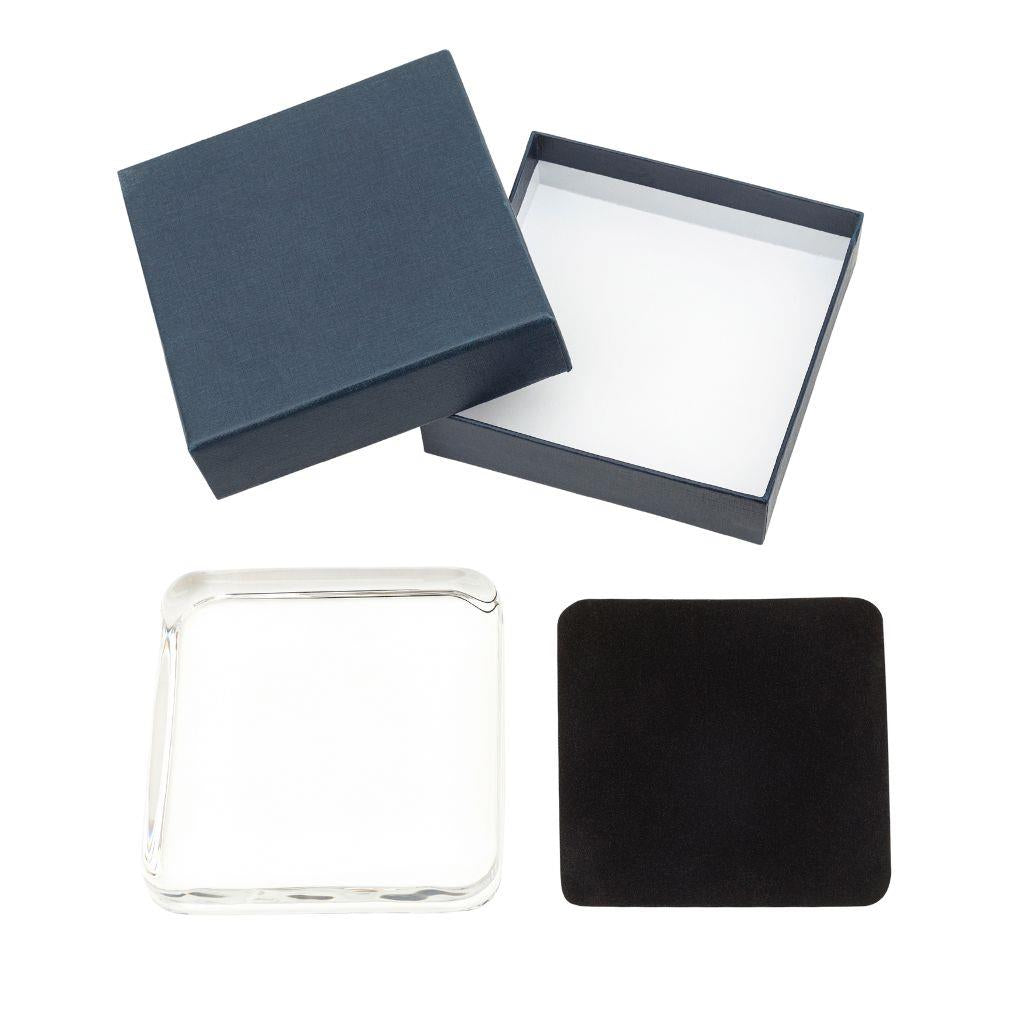 90mm Square Glass Paperweight Kit - Pack of 12