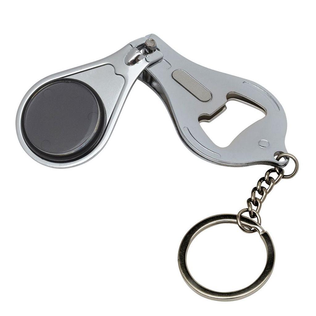 Black Key Fob, Bottle Opener & Nail Clipper - Pack of 100