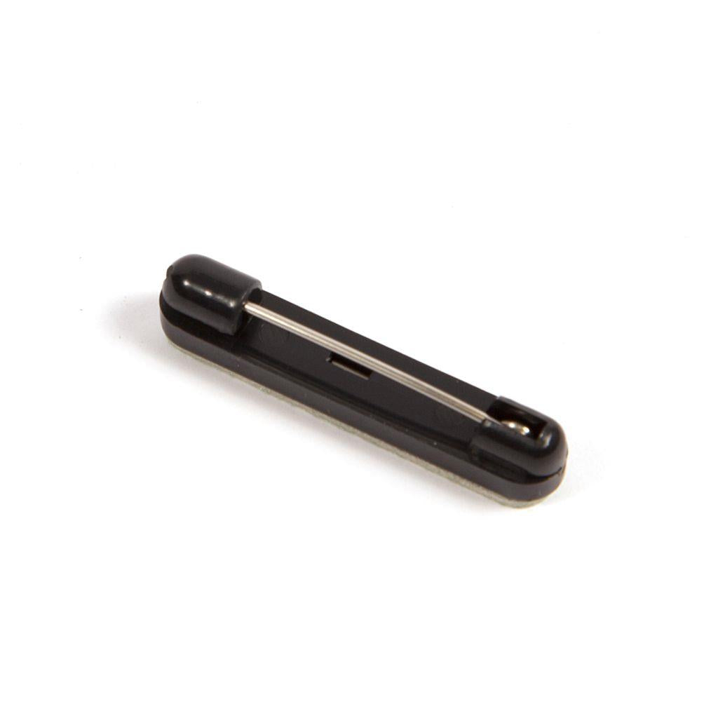 38mm Black Self Adhesive Brooch Pin - Pack of 50