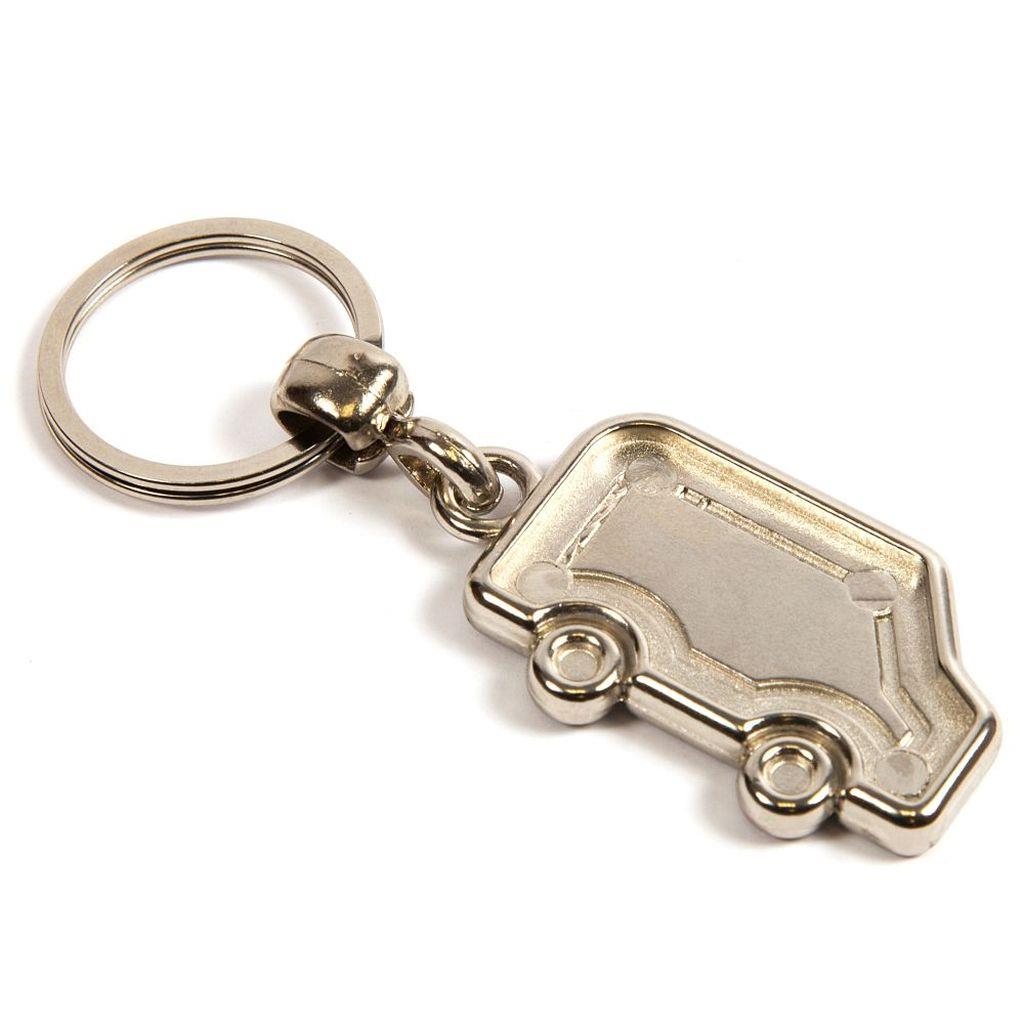 Van Shaped Silver Metal Key Fob  - Pack of 100