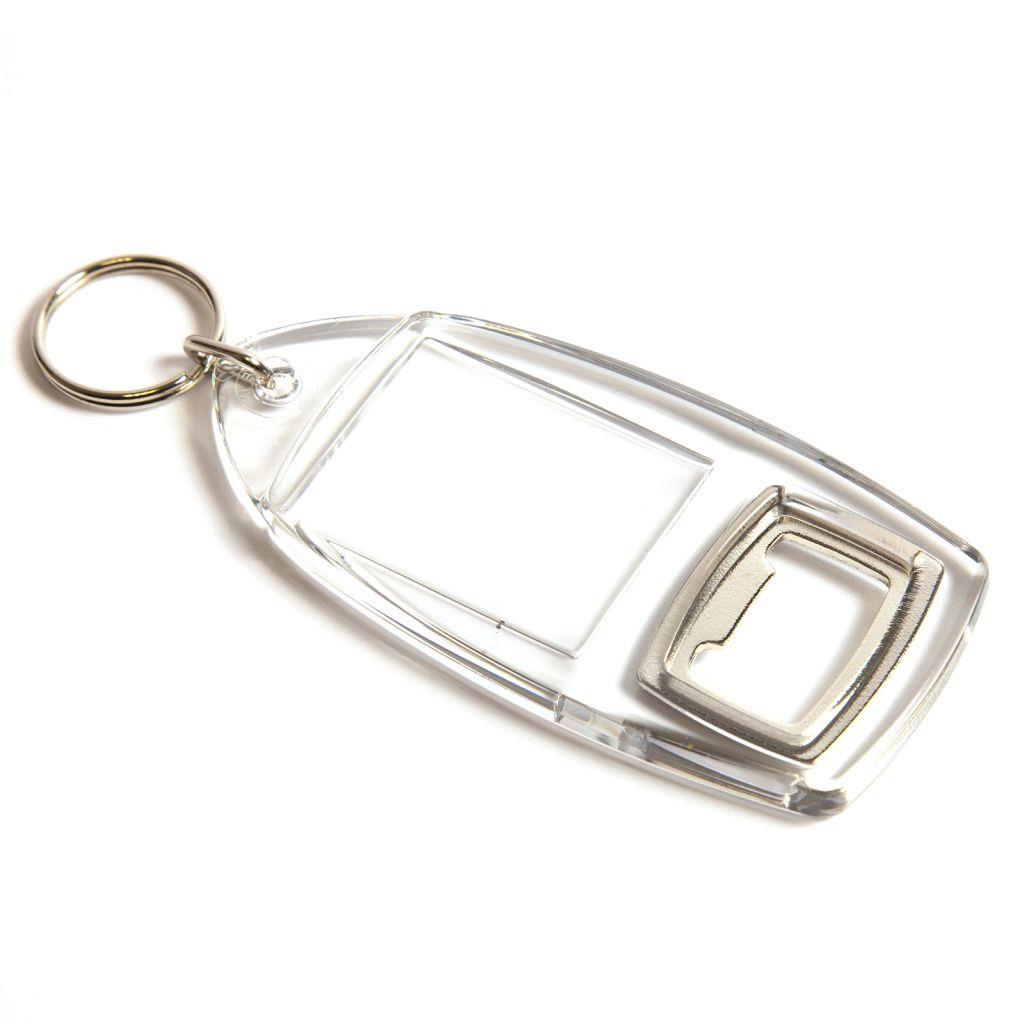 40 x 32mm R1 Bottle Opener Insert Keyring - Pack of 50