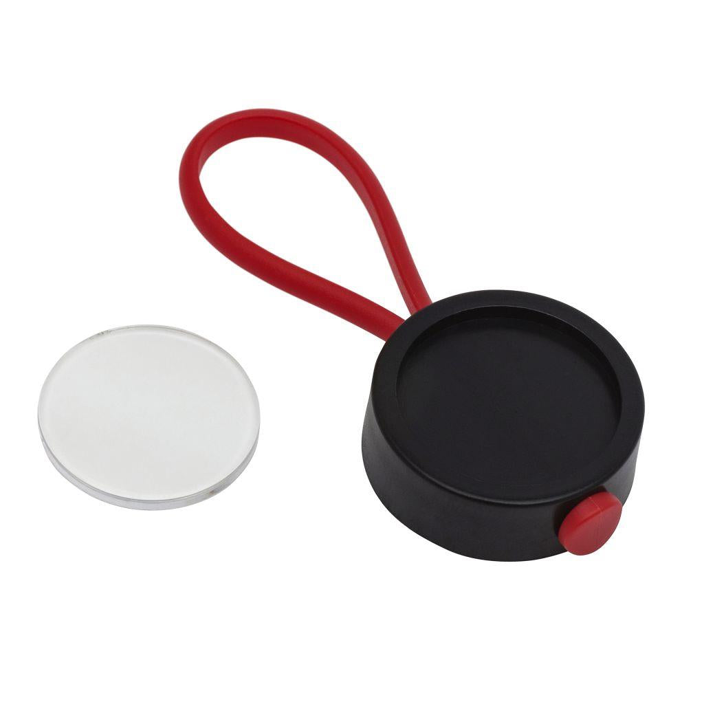 Red Loop Key Fob 25mm Round - Pack of 100