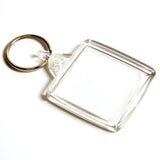 38mm Square U202 Insert Keyring - Pack of 50