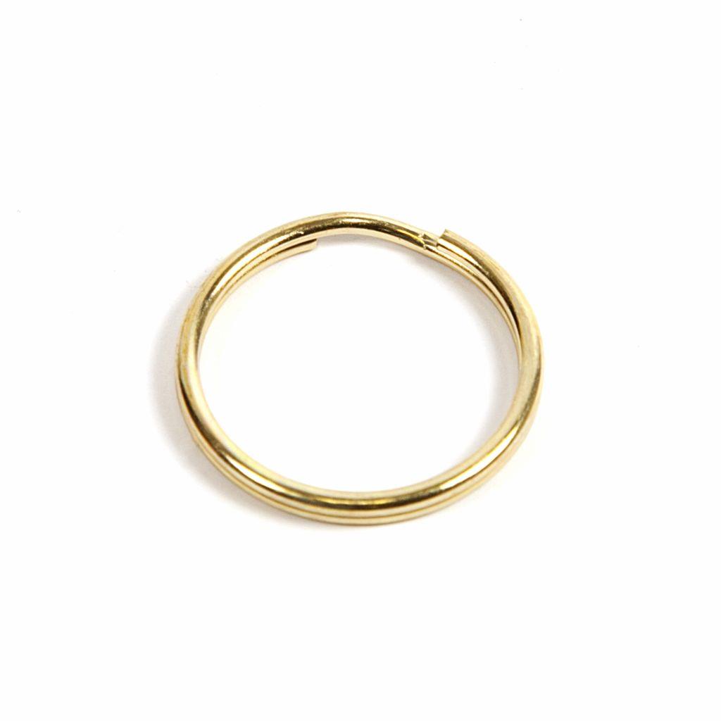 25mm Gold Gilt Split Ring - Pack of 50