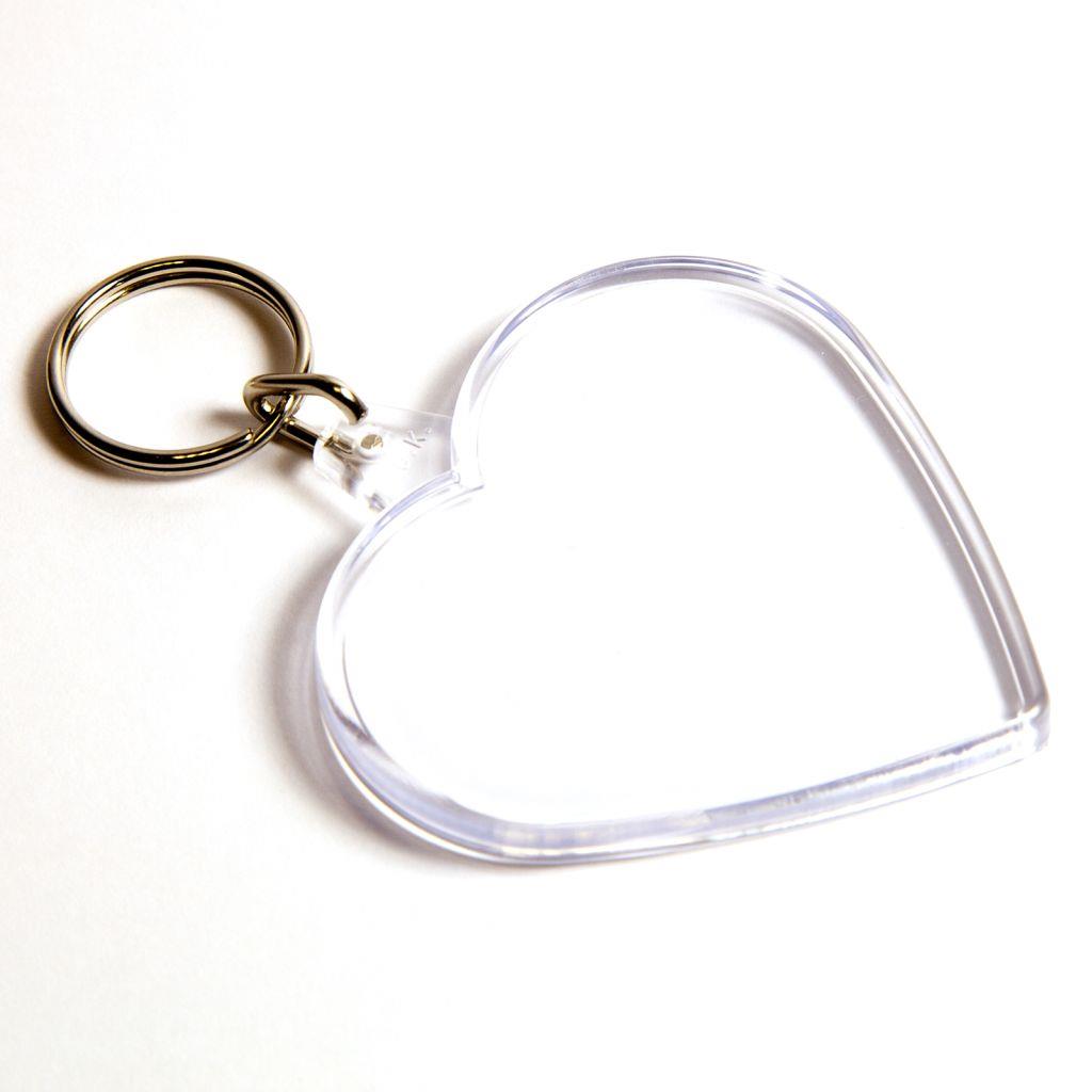 S Heart Insert Keyring - Pack of 50