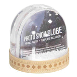 Wooden Snowflake Snowglobe Dome - Pack of 12