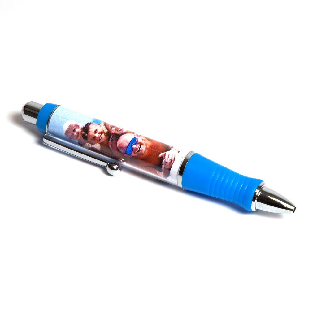 Deluxe Blue Photo Insert Pen - Pack of 50