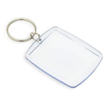 45 x 35mm A7 Slimline Insert Keyring - Pack of 50