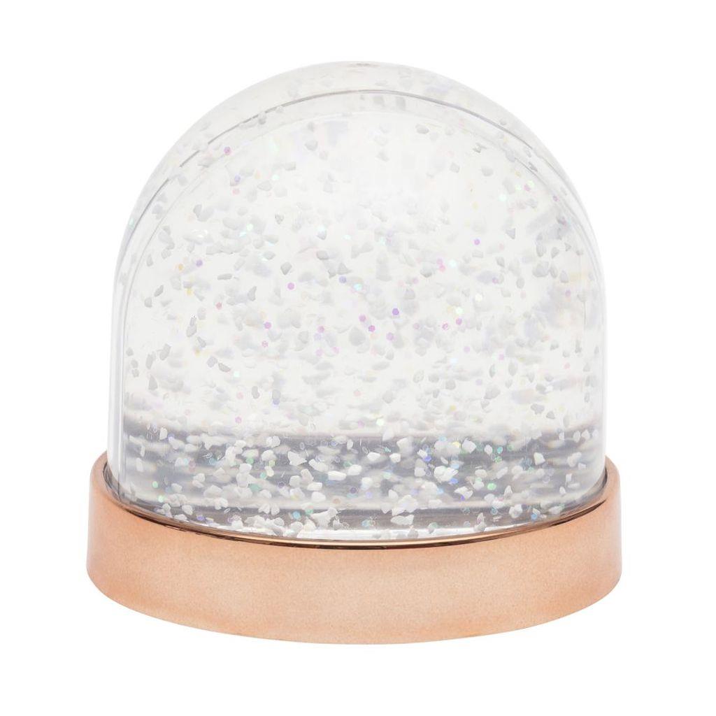 Rose Gold Glitter Dome - Pack of 36