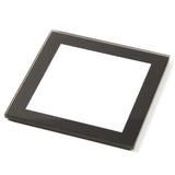 Black Glass Coaster 80mm Square Insert - Pack of 50