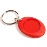 Red Photo Key Fob 25mm Round - Pack of 100