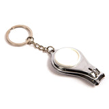 White Key Fob, Bottle Opener & Nail Clipper - Pack of 100