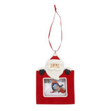 Santa Christmas Tree Hanger Ornament 45 x 35mm - Pack of 12