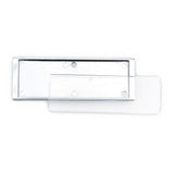 Chrome Plated ID Name Badge 66 x 21.5mm - Pack of 50