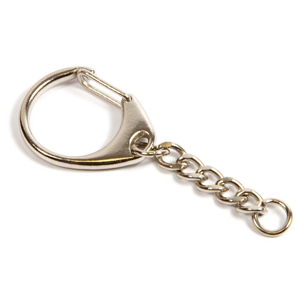 Large C Spring Lever Keyring & Keychain - Pack of 50