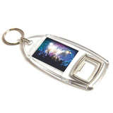 40 x 32mm R1 Bottle Opener Insert Keyring - Pack of 50