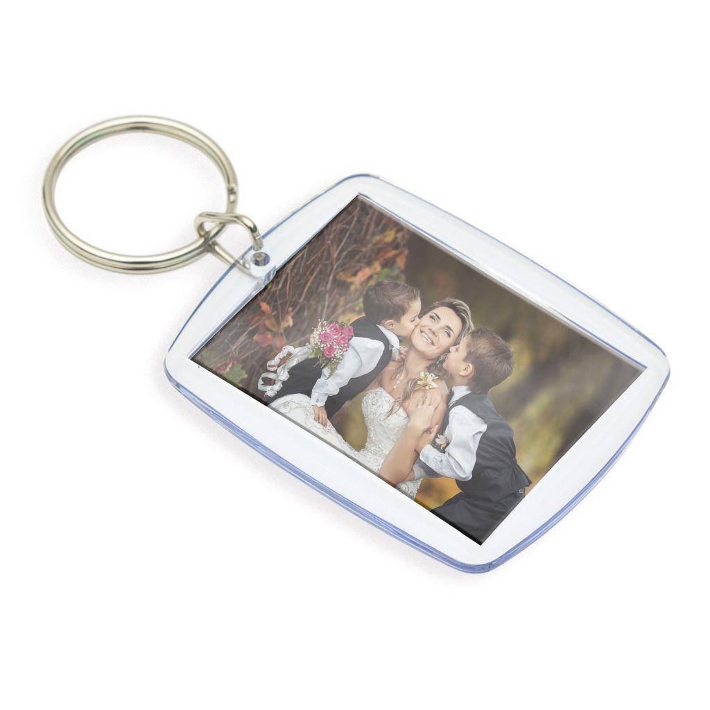 45 x 35mm A7 Slimline Insert Keyring - Pack of 50