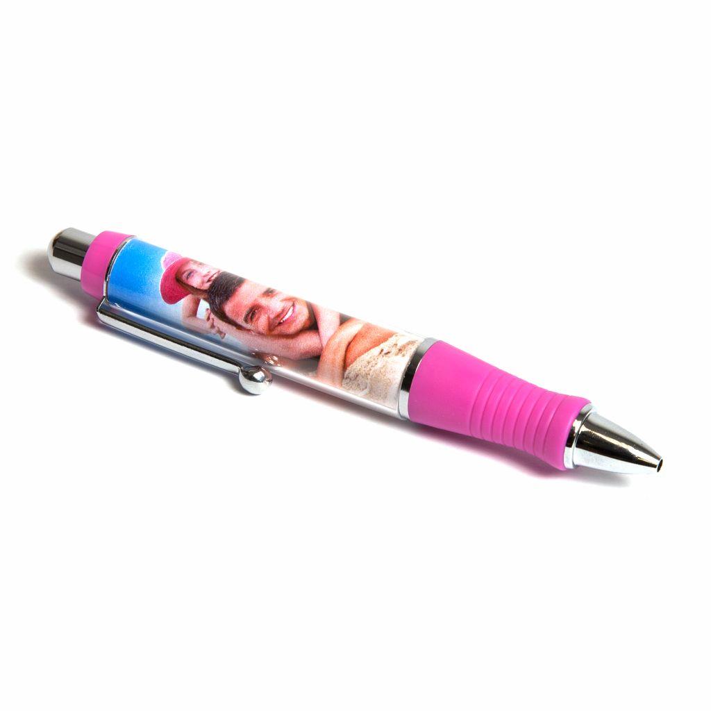 Deluxe Pink Photo Insert Pen - Pack of 50