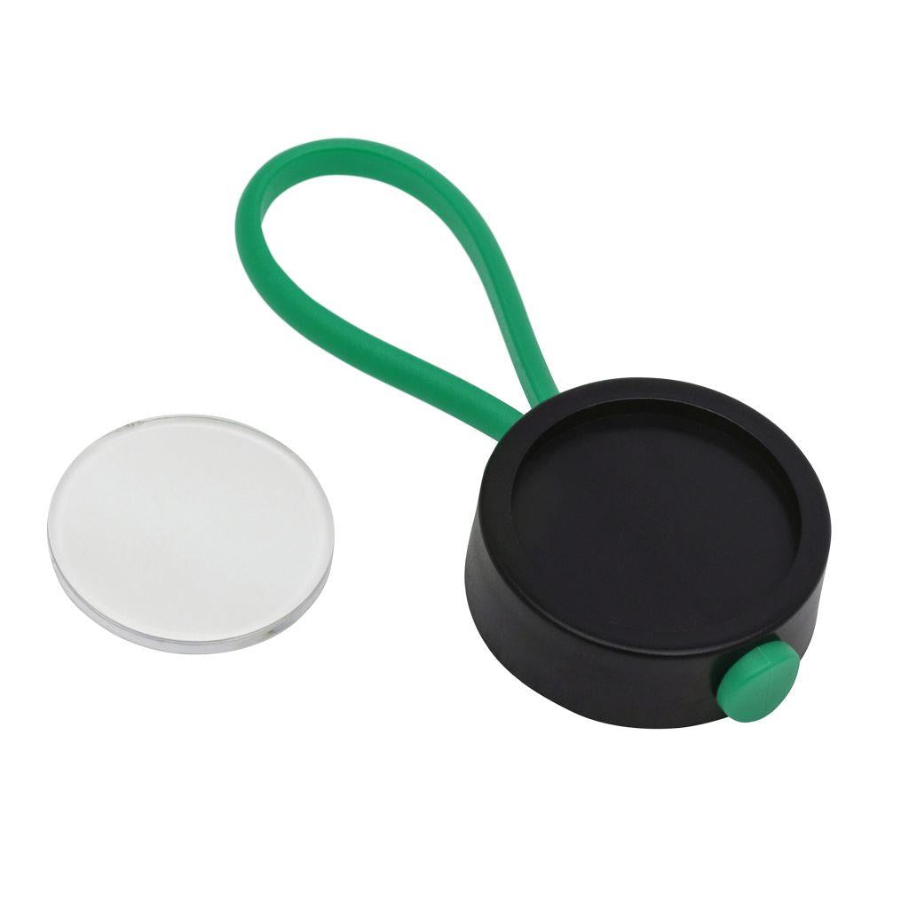 Green Loop Key Fob 25mm Round - Pack of 100